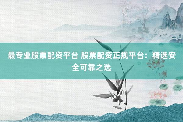 最專業(yè)股票配資平臺(tái) 股票配資正規(guī)平臺(tái)：精選安全可靠之選